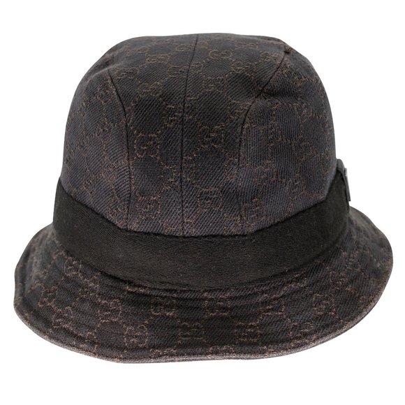 Gucci Monogram Unisex sz M Bucket Hat GG-S1009P-0004